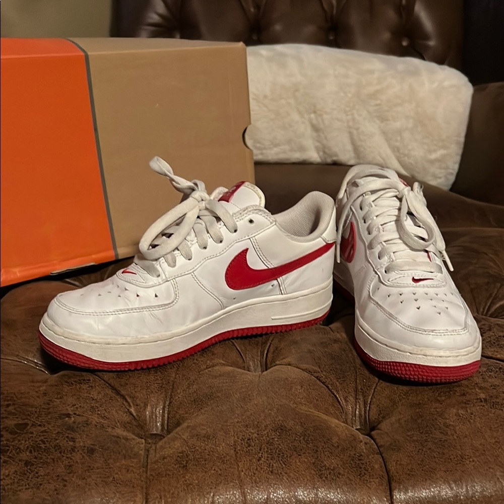 Nike vintage Valentine’s Day Air Force 1 White with Red Accents